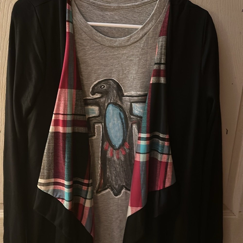 2 piece t-shirt and jacket